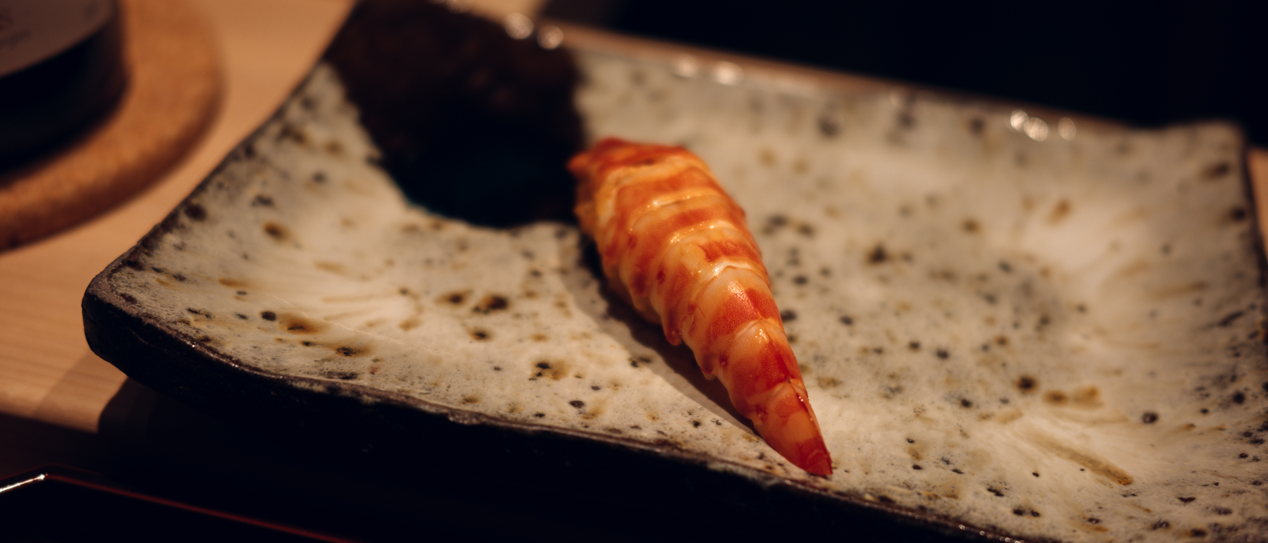 最後に赤ワインとエビ。こんな合うの?って感じだった。