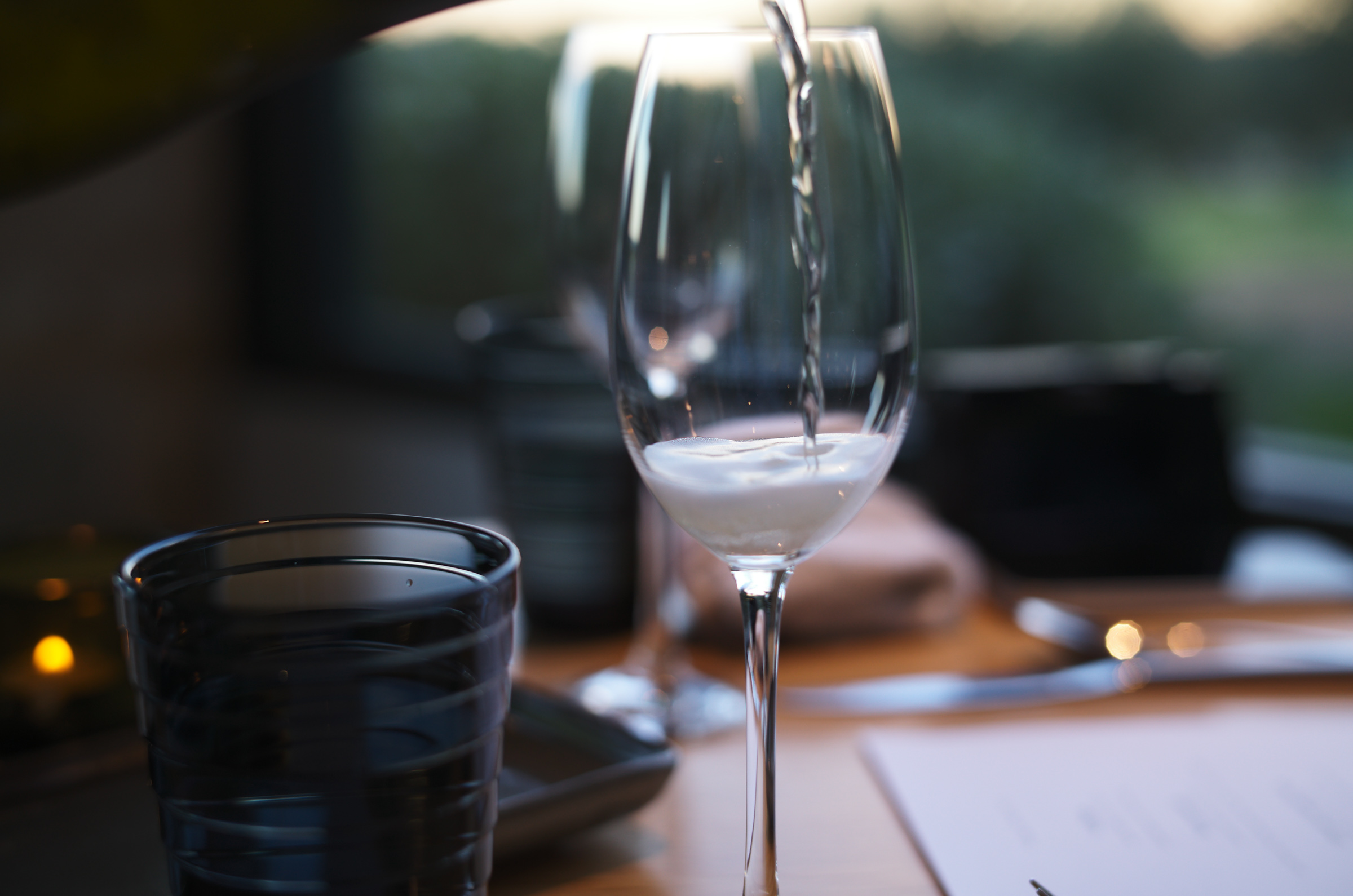 自然を眺めながらひたすらに飲む